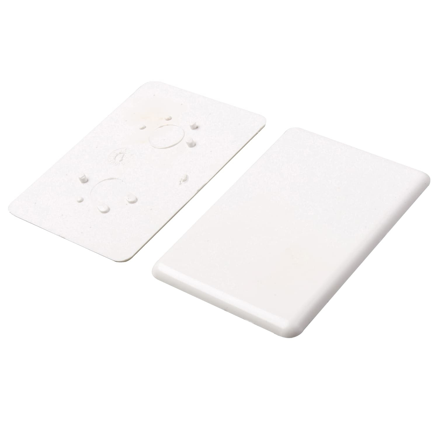 Brilliant White Square 50mm End Cap (9mm or 16mm boards) Brilliant White Square 50mm End Cap (9mm or 16mm boards)