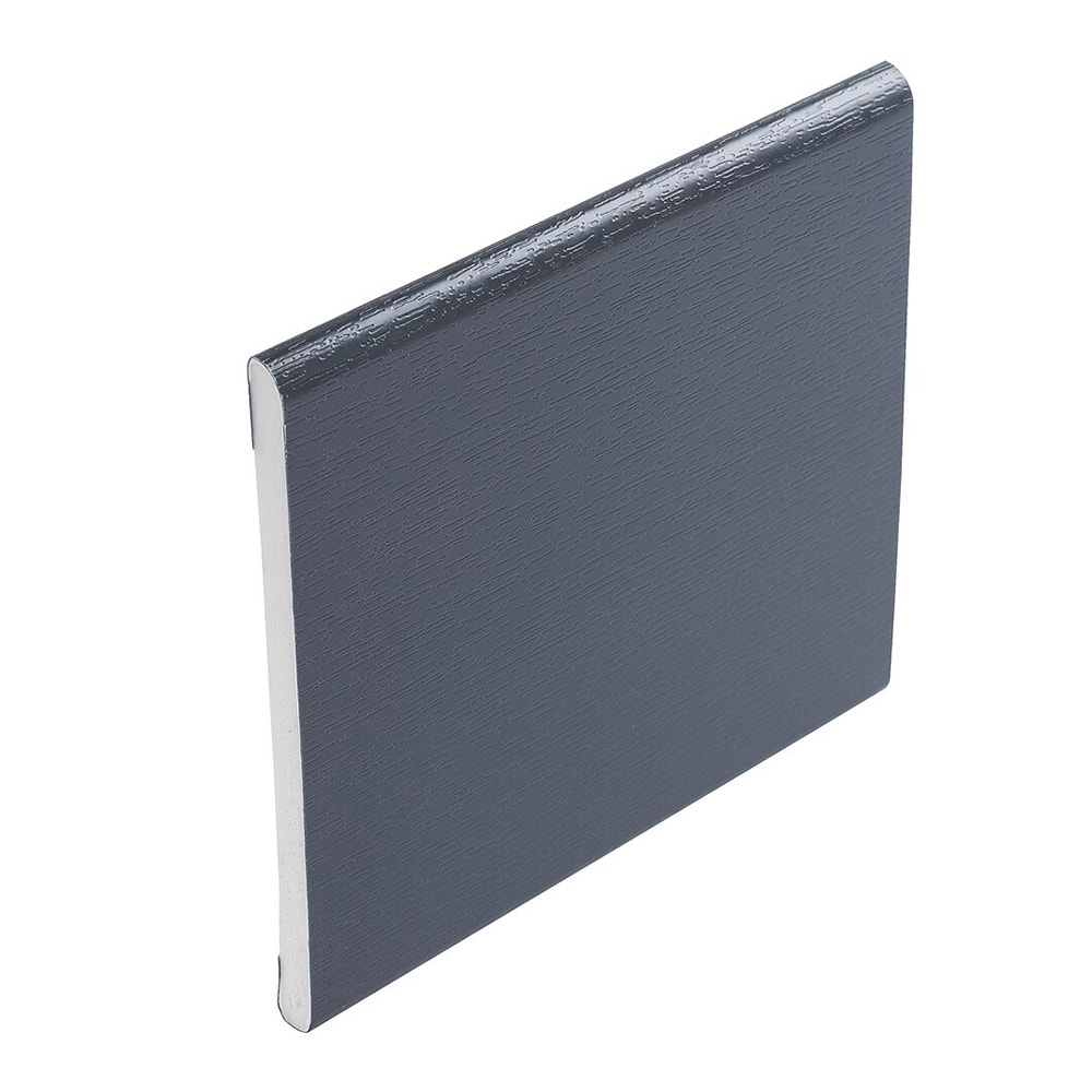 Anthracite Grey Woodgrain 5.5mm x 95mm Flat Back Architrave (5m) Anthracite Grey Woodgrain 5.5mm x 95mm Flat Back Architrave (5m)