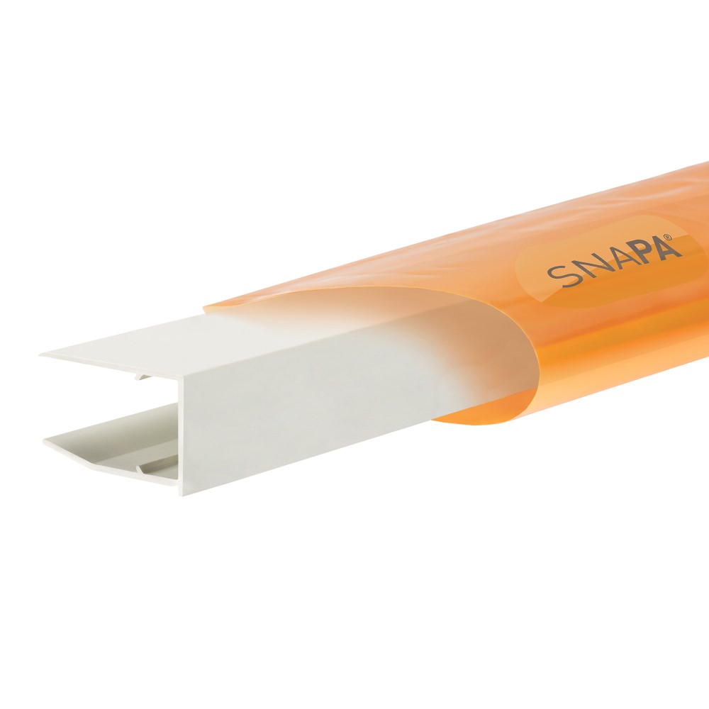 Snapa 16mm PVC Drip Trim White 2.1m Snapa 16mm PVC Drip Trim White 2.1m