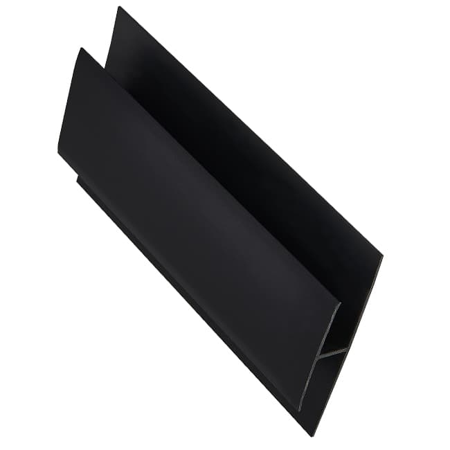 Black Soffit Joint Trim 5m (9mm boards)