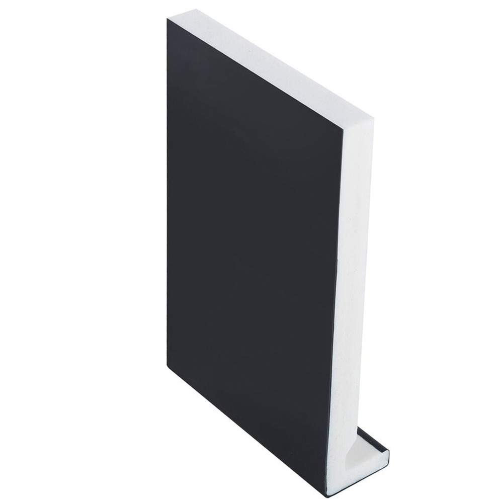 Black Square 16mm x 250mm Square Fascia Board (5m)