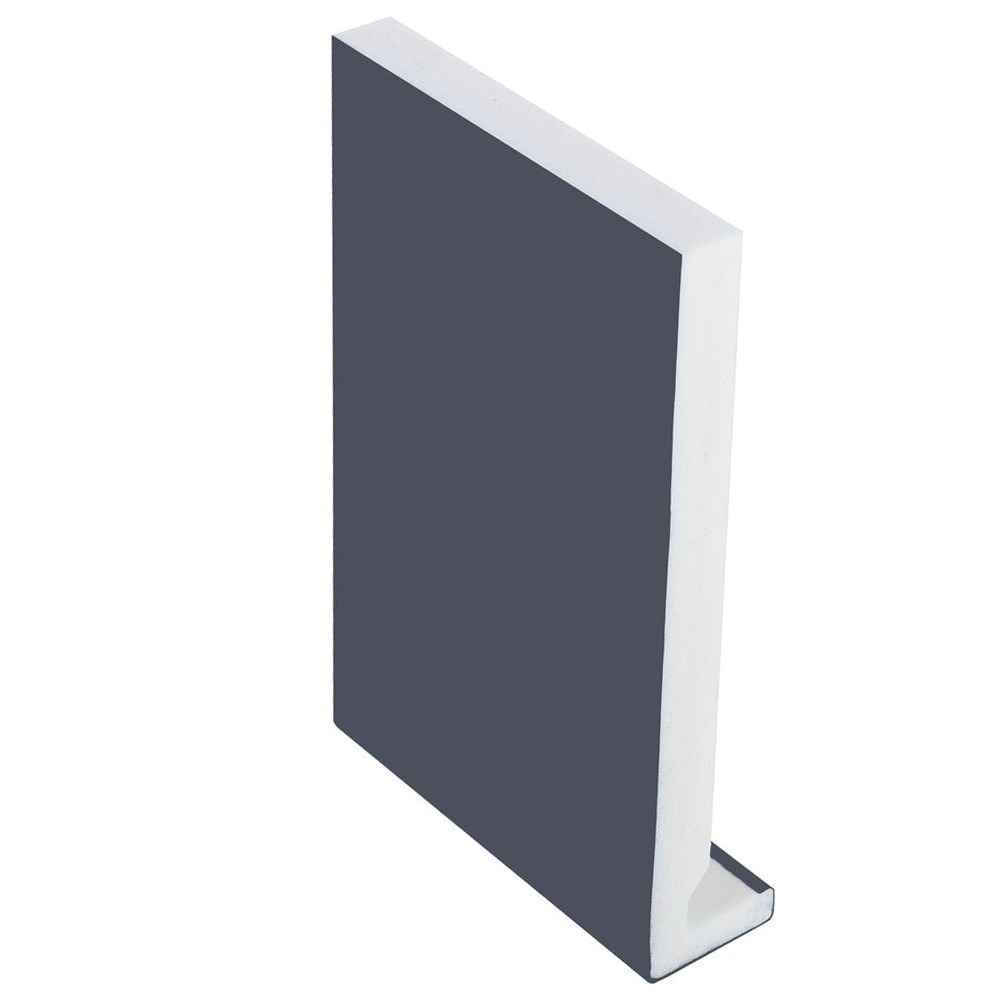 Anthracite Grey Square 16mm x 250mm Square Fascia Board (5m)