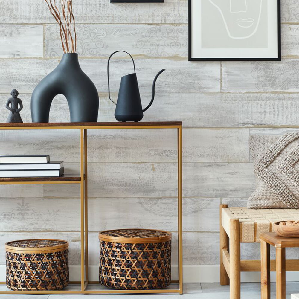 Etched White Cabin Wall Panel Etched White Cabin Wall Panel