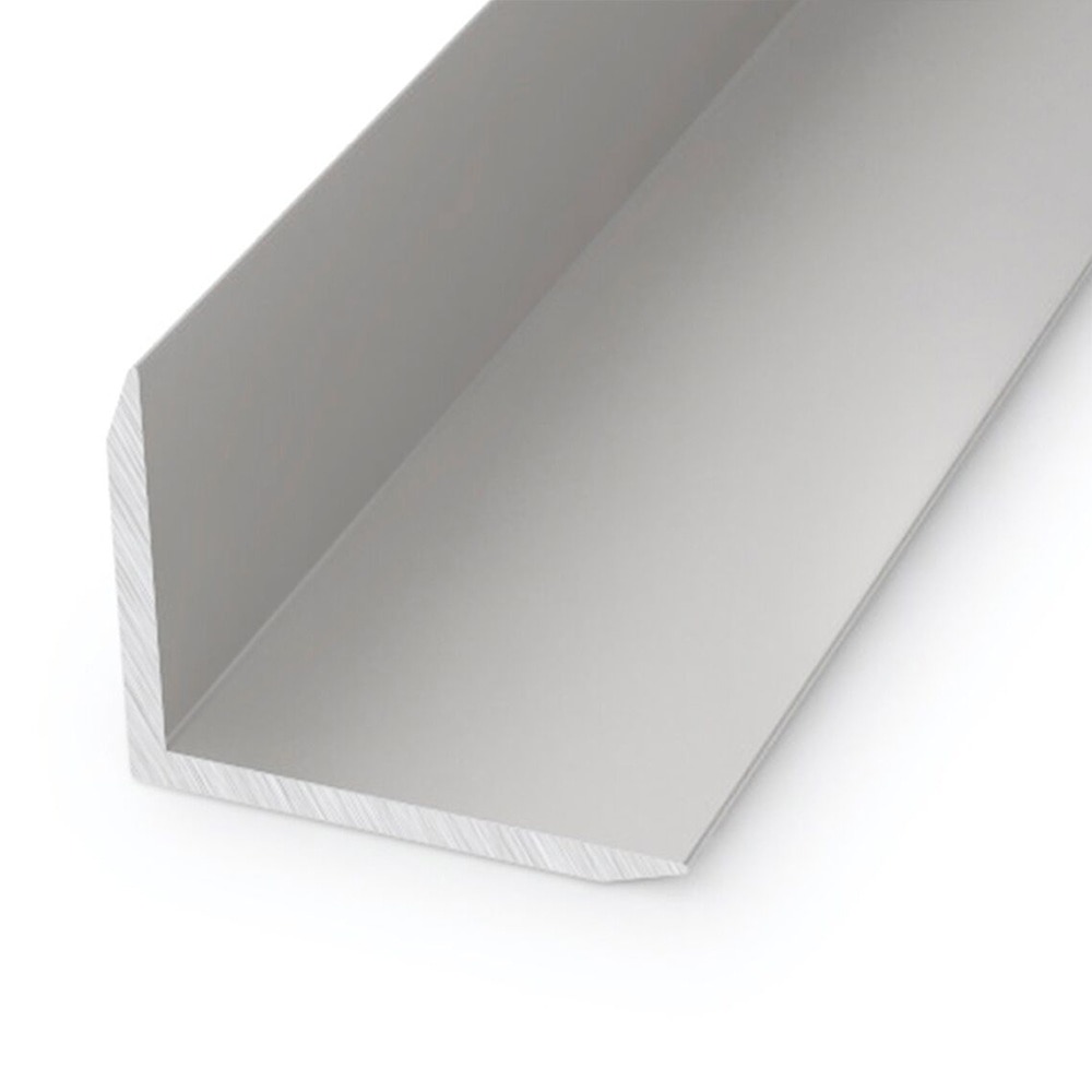 Silver Aluminium External Corner - Close Up