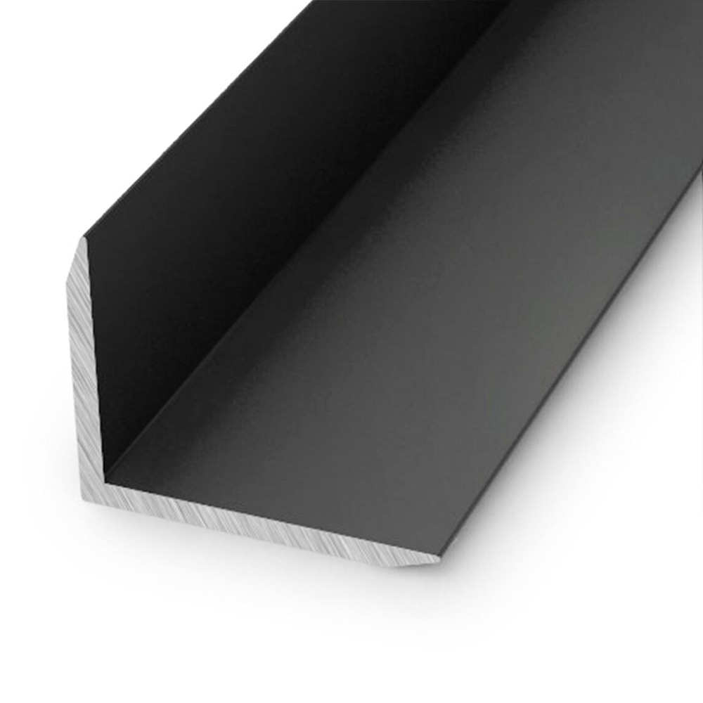 Black Aluminium External Corner - Close Up