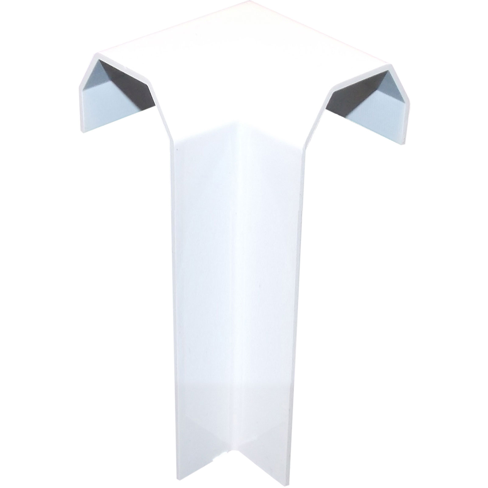 PVC Check Kerb Internal Corner (White) PVC Check Kerb Internal Corner (White)