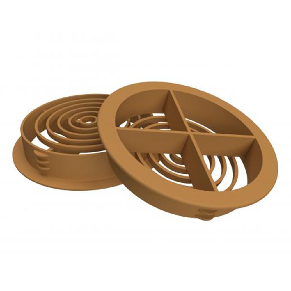 Caramel Circular Soffit Vent (70mm | Manthorpe)