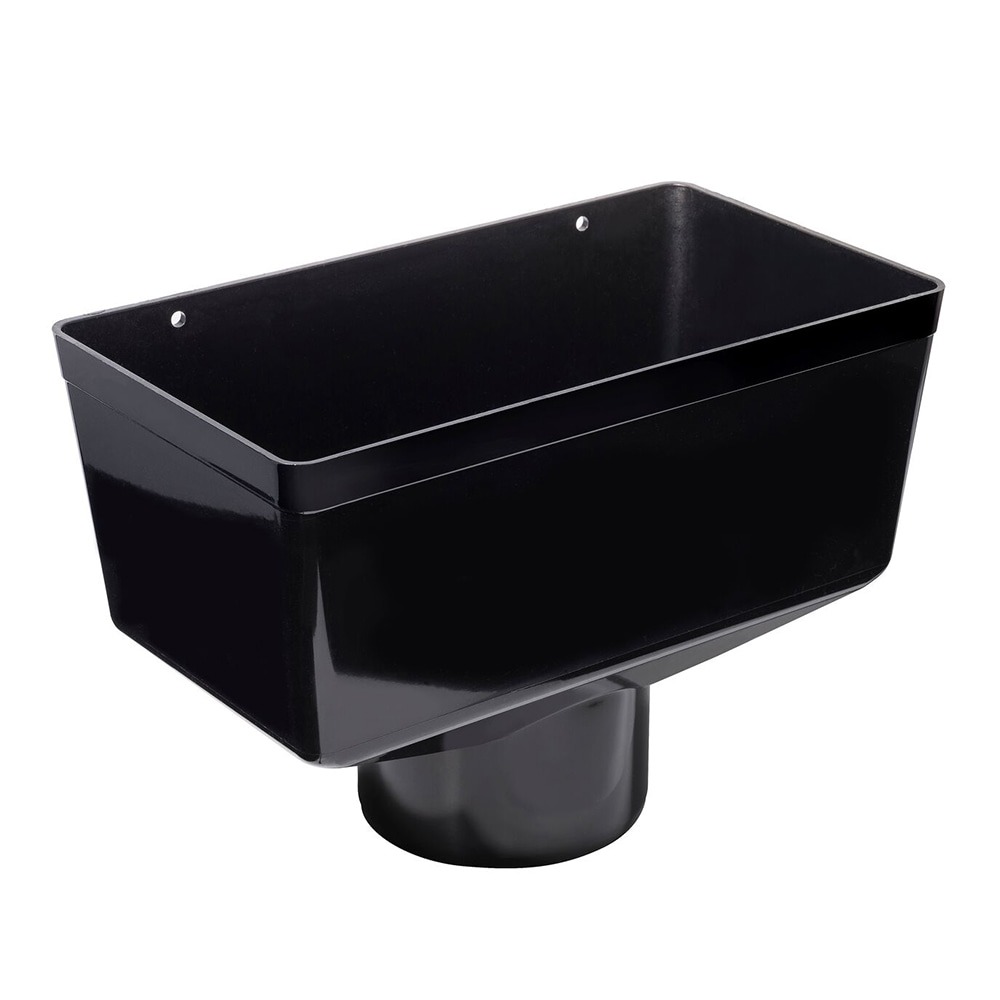 Black 110mm Pipe Hopper