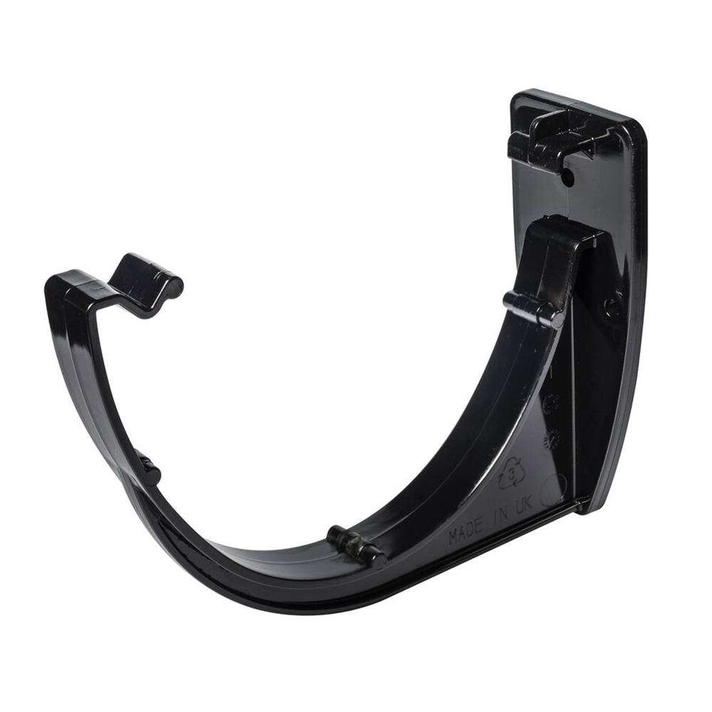 Black 170mm Super Deep Gutter Fascia Bracket 