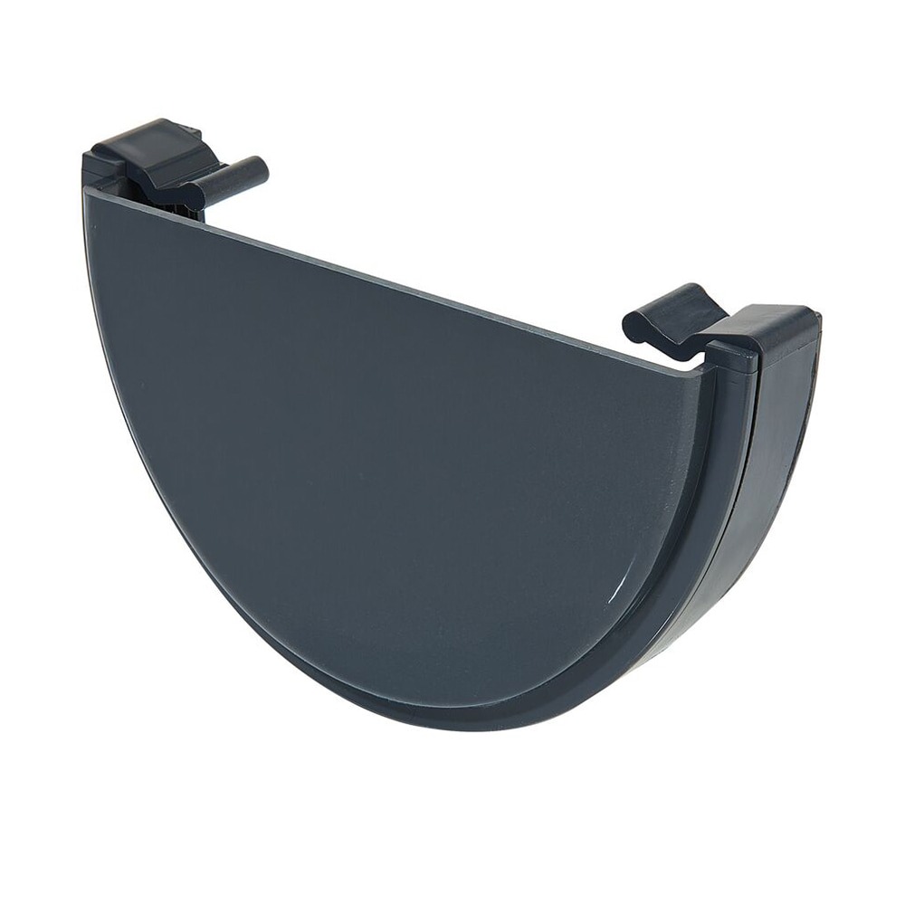 Anthracite Grey 114mm Deep External Stopend Anthracite Grey 114mm Deep External Stopend