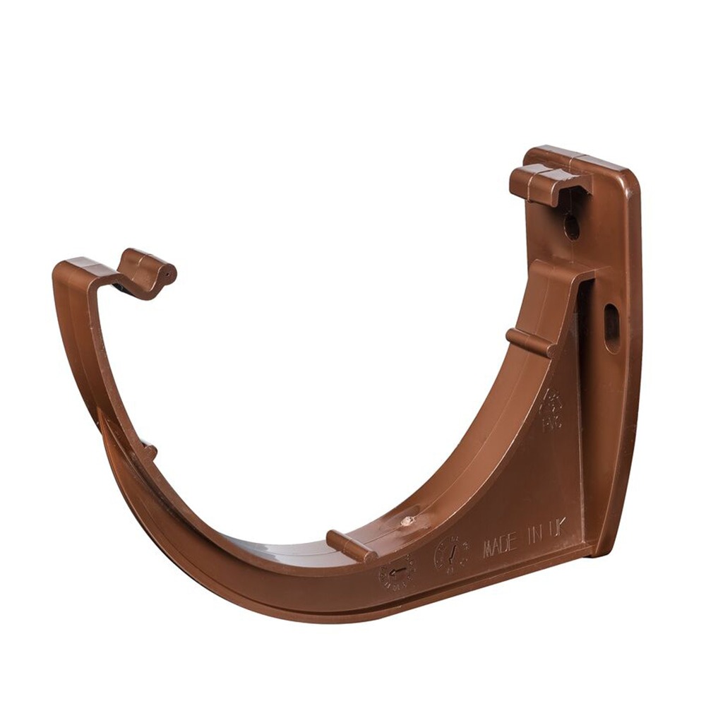 Brown 114mm Deep Gutter Fascia Bracket Brown 114mm Deep Gutter Fascia Bracket