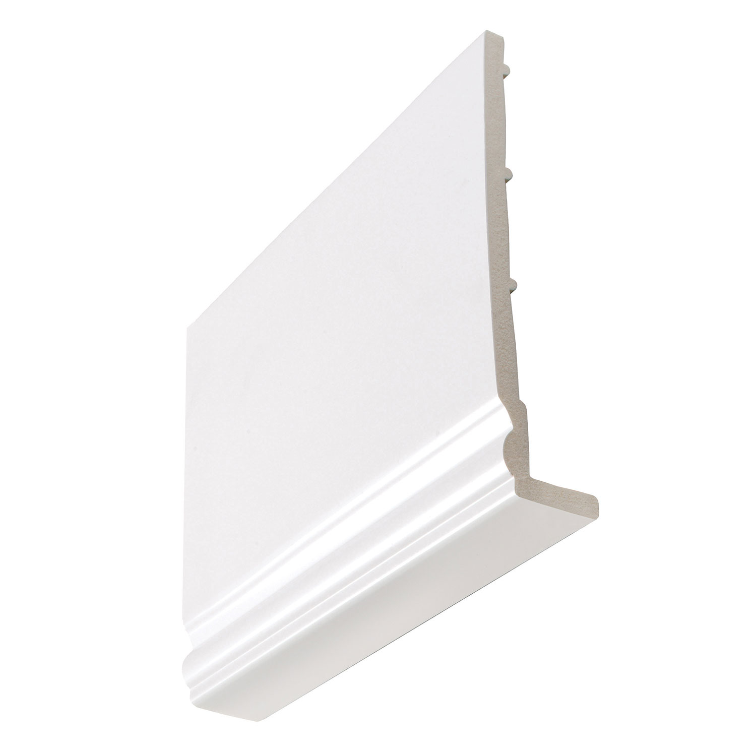 Brilliant White Ogee 8mm x 200mm Fascia Board (5m) Brilliant White Ogee 8mm x 200mm Fascia Board (5m)