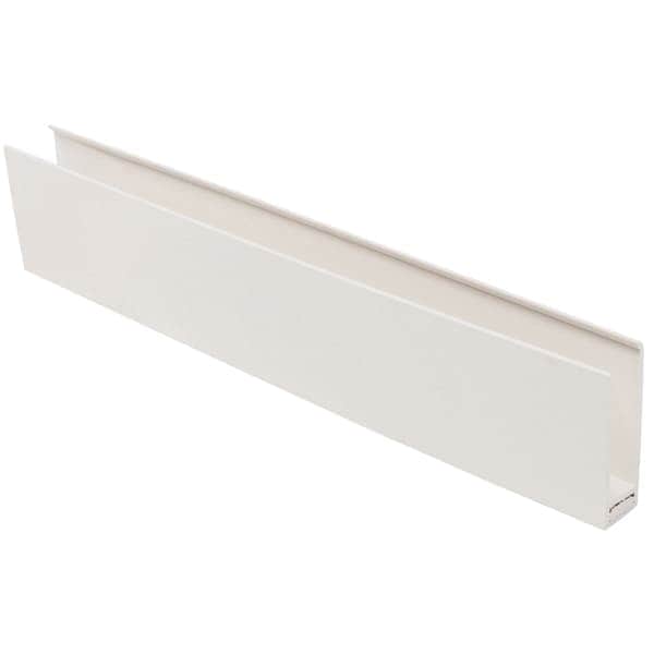 Light grey two part top edge trim for Kavex external cladding (5m)