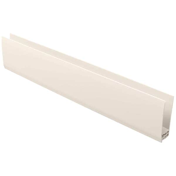 Cream two part top edge trim for Kavex external cladding (5m)