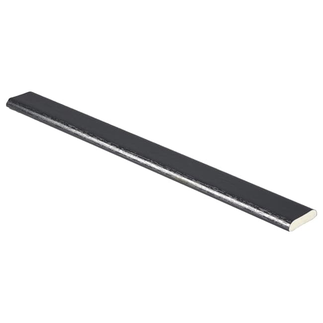 Anthracite Grey Woodgrain 6mm x 28mm 'D' Section (5m) Anthracite Grey Woodgrain 6mm x 28mm 'D' Section (5m)