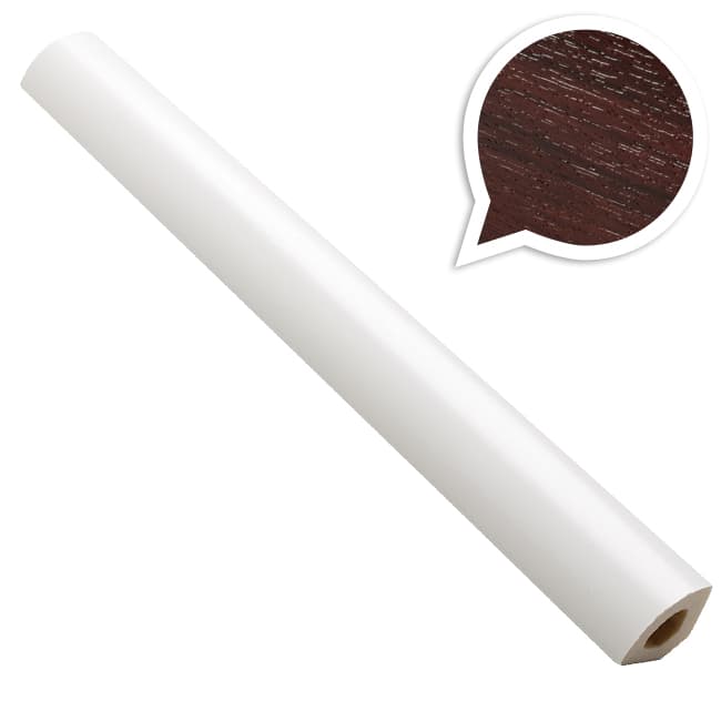 Rosewood 18mm Round Quadrant (5m)