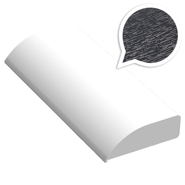 Anthracite Grey Woodgrain 6mm x 20mm Edge / Cloaking Fillet (5m) Anthracite Grey Woodgrain 6mm x 20mm Edge / Cloaking Fillet (5m)