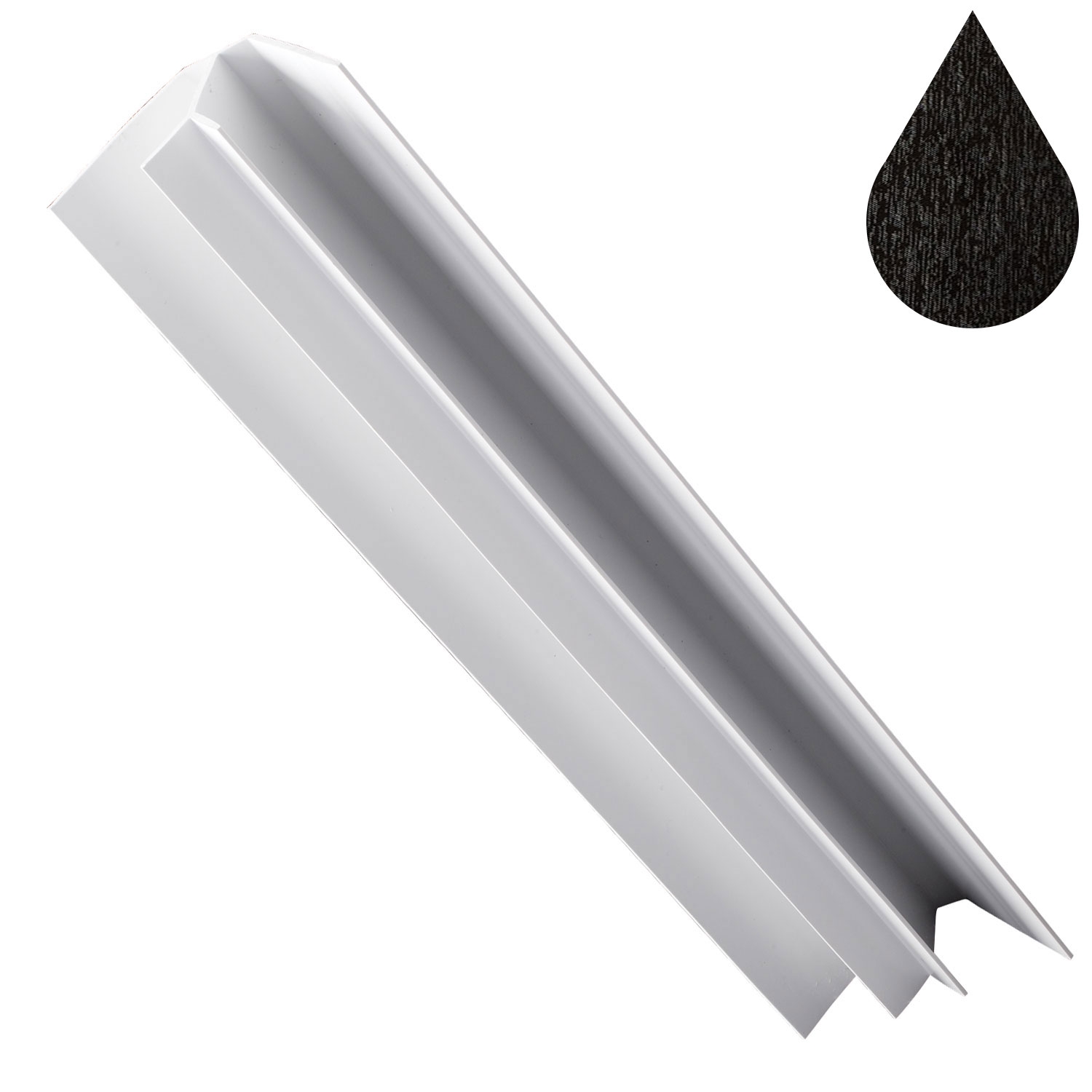 Black Ash Cladding Internal Corner Trim (5m)