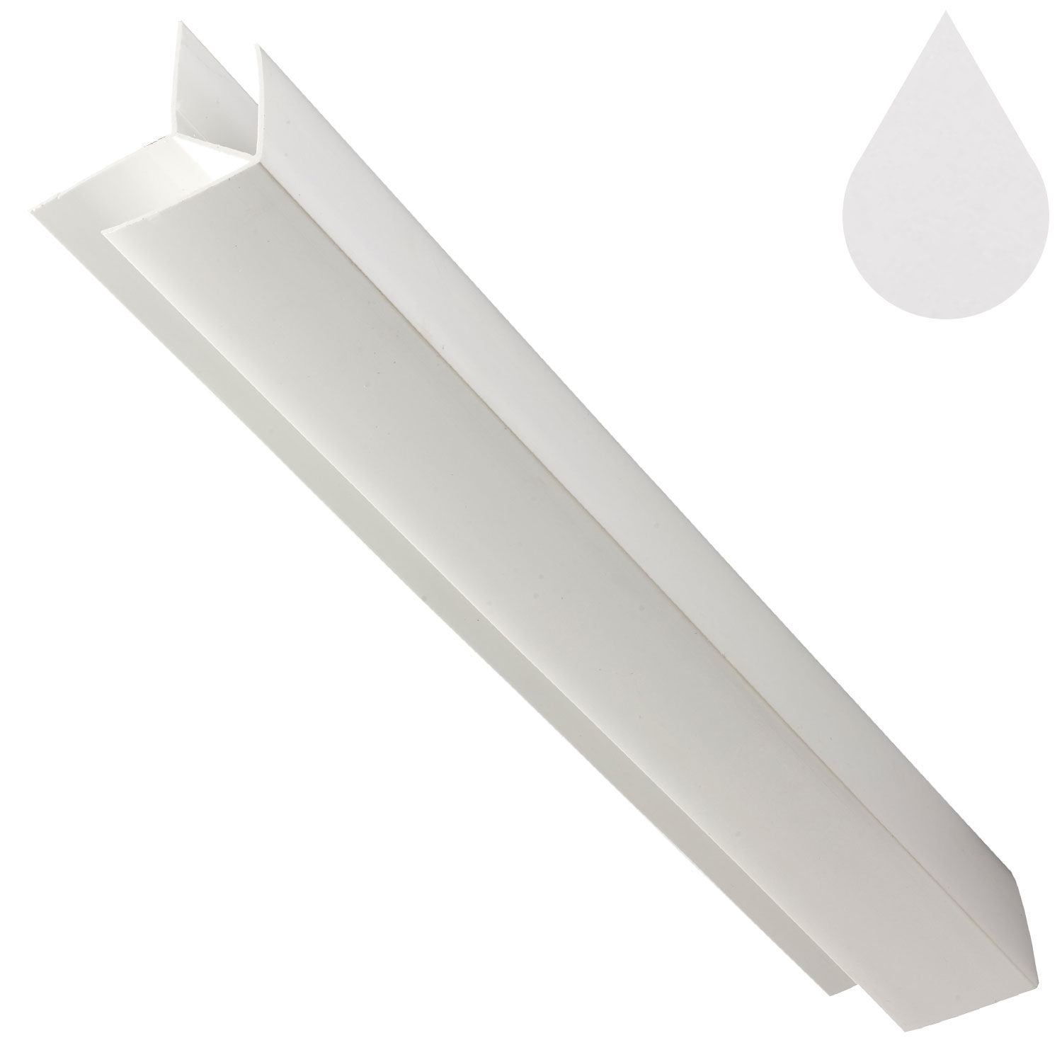 Brilliant White Cladding External Corner Trim (5m)