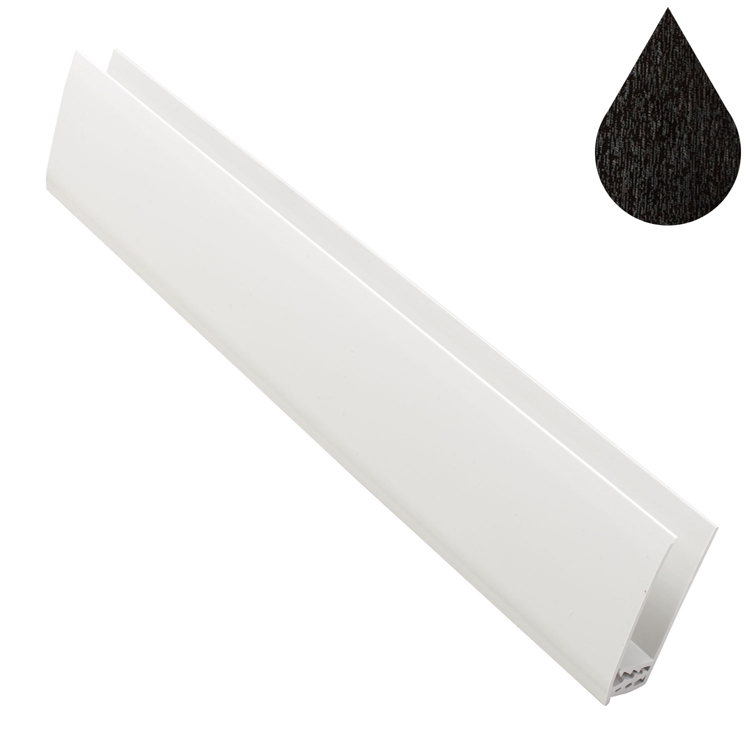 Black Ash Cladding 2 Part Universal Trim (5m)