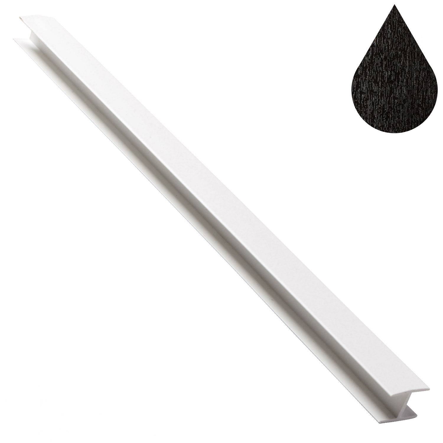 Black Ash Flat Soffit Joiner 5m (9mm boards) Black Ash Flat Soffit Joiner 5m (9mm boards)
