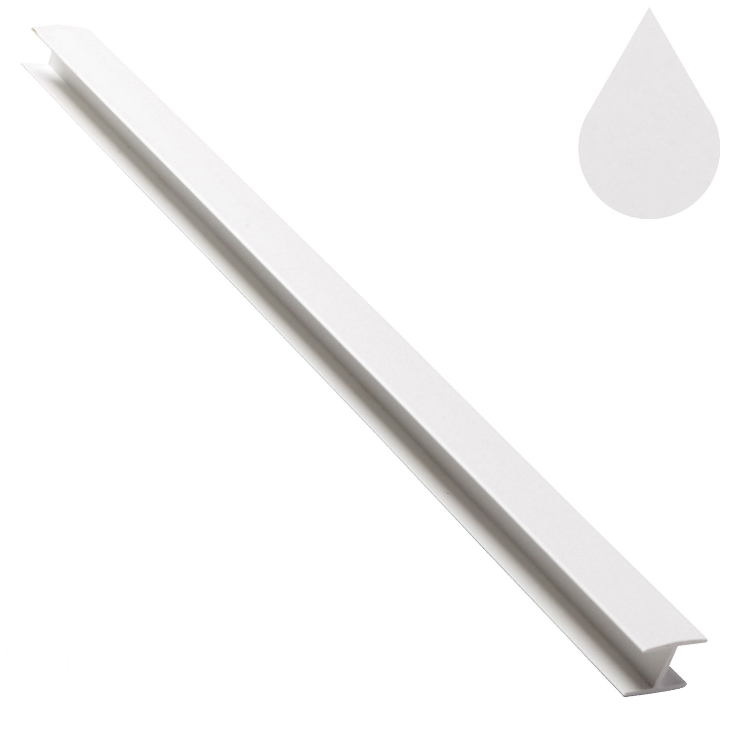 Brilliant White Flat Soffit Joiner 5m (9mm boards) Brilliant White Flat Soffit Joiner 5m (9mm boards)