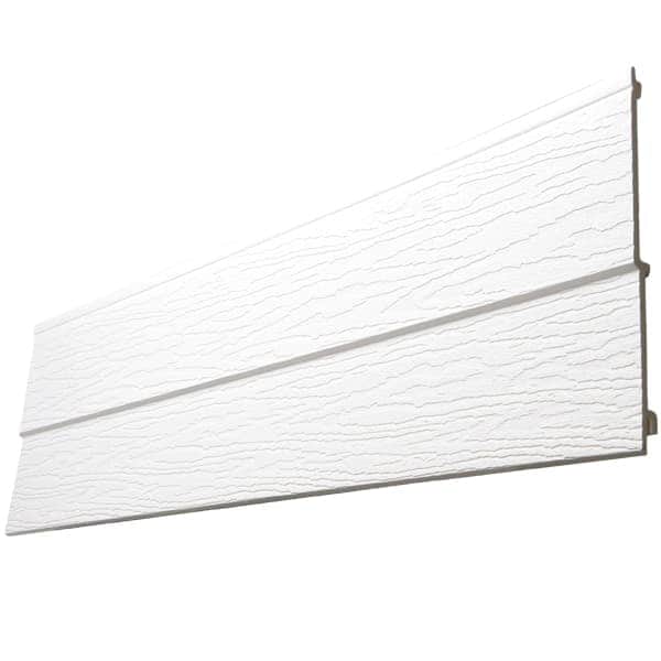 White Textured 270mm Feather edged Shiplap Cladding (5m)
