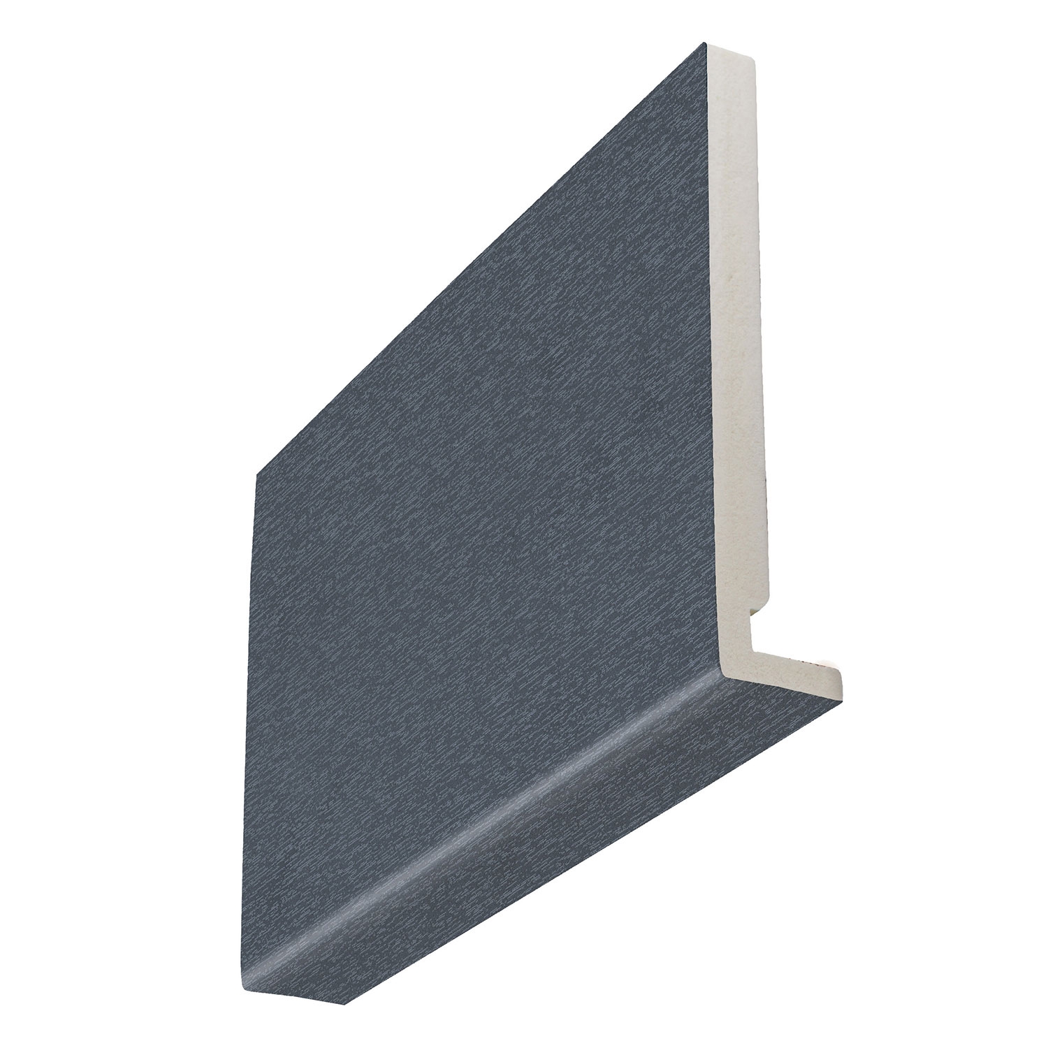Anthracite Grey Woodgrain Square 16mm x 405mm Double Ended Fascia Board (5m) Anthracite Grey Woodgrain Square 16mm x 405mm Double Ended Fascia Board (5m)