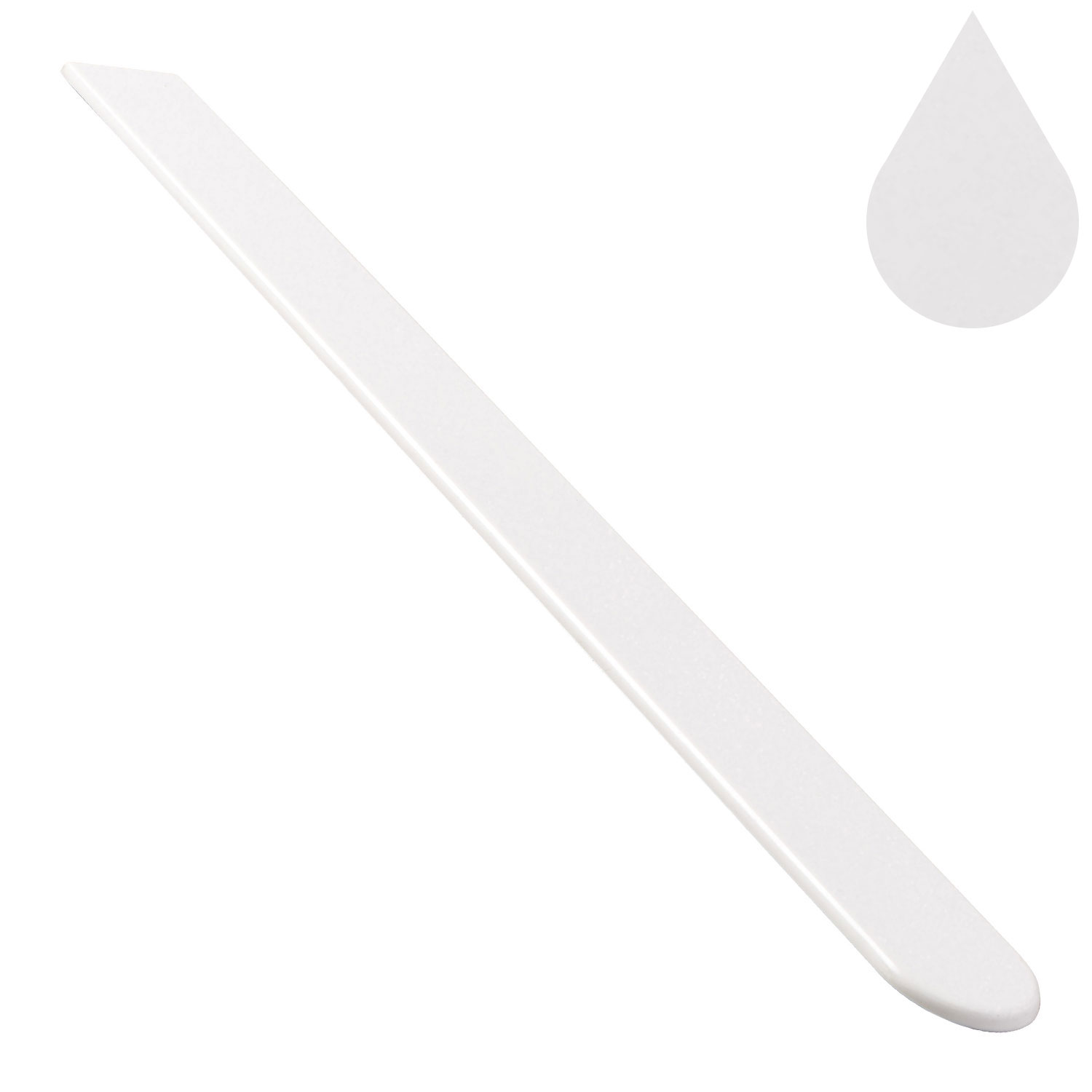 Brilliant White Bullnose 25mm x 250mm End Cap (22mm boards) Brilliant White Bullnose 25mm x 250mm End Cap (22mm boards)