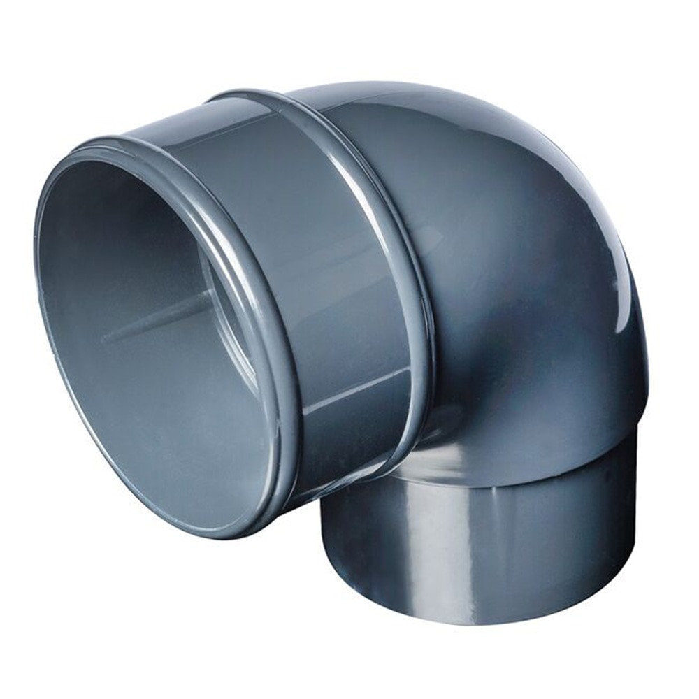 Grey 68mm Round 92.5 Degree Offset Bend Grey 68mm Round 92.5 Degree Offset Bend