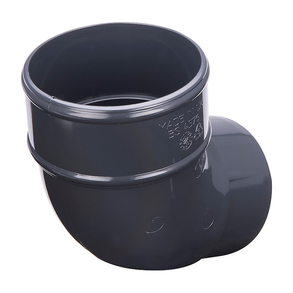 Anthracite Grey 68mm Round 112.5 Degree Offset Bend (Kayflow)