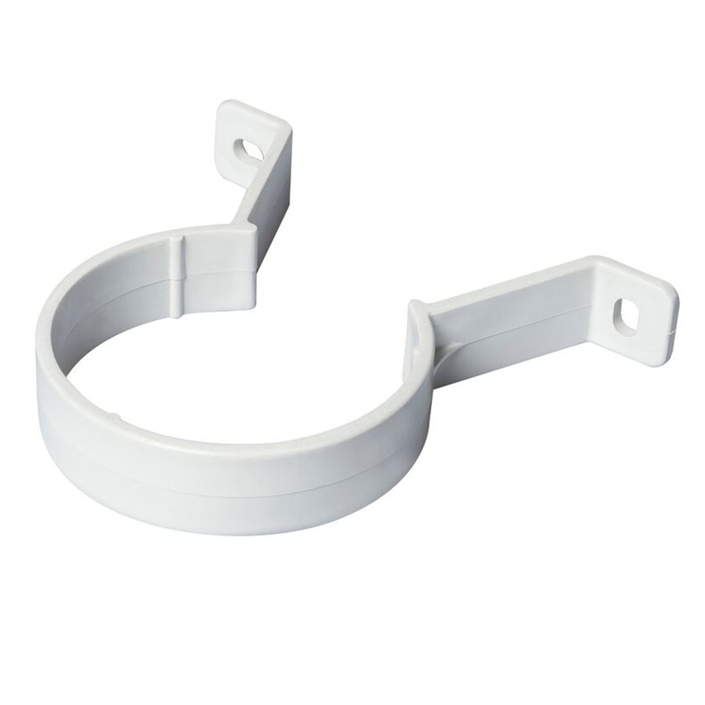 White 68mm Round Downpipe Clip White 68mm Round Downpipe Clip