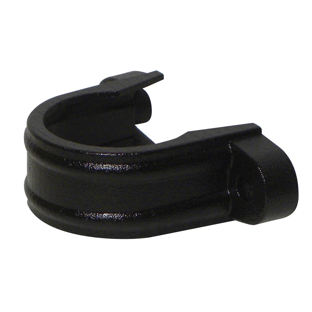 Cast Iron Effect 68mm Round Downpipe Clip with Fixing Lugs Cast Iron Effect 68mm Round Downpipe Clip with Fixing Lugs