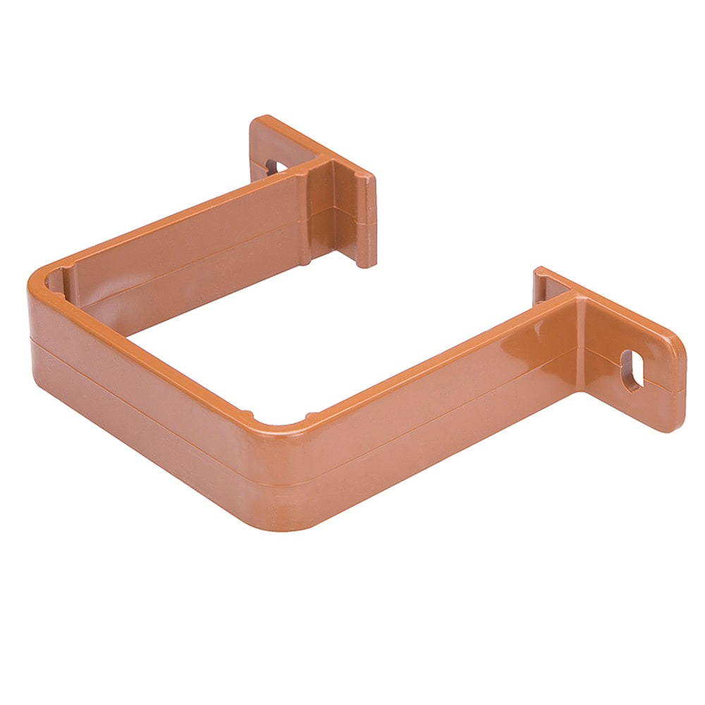 Caramel 65mm Square Flush Downpipe Clip (Kayflow)