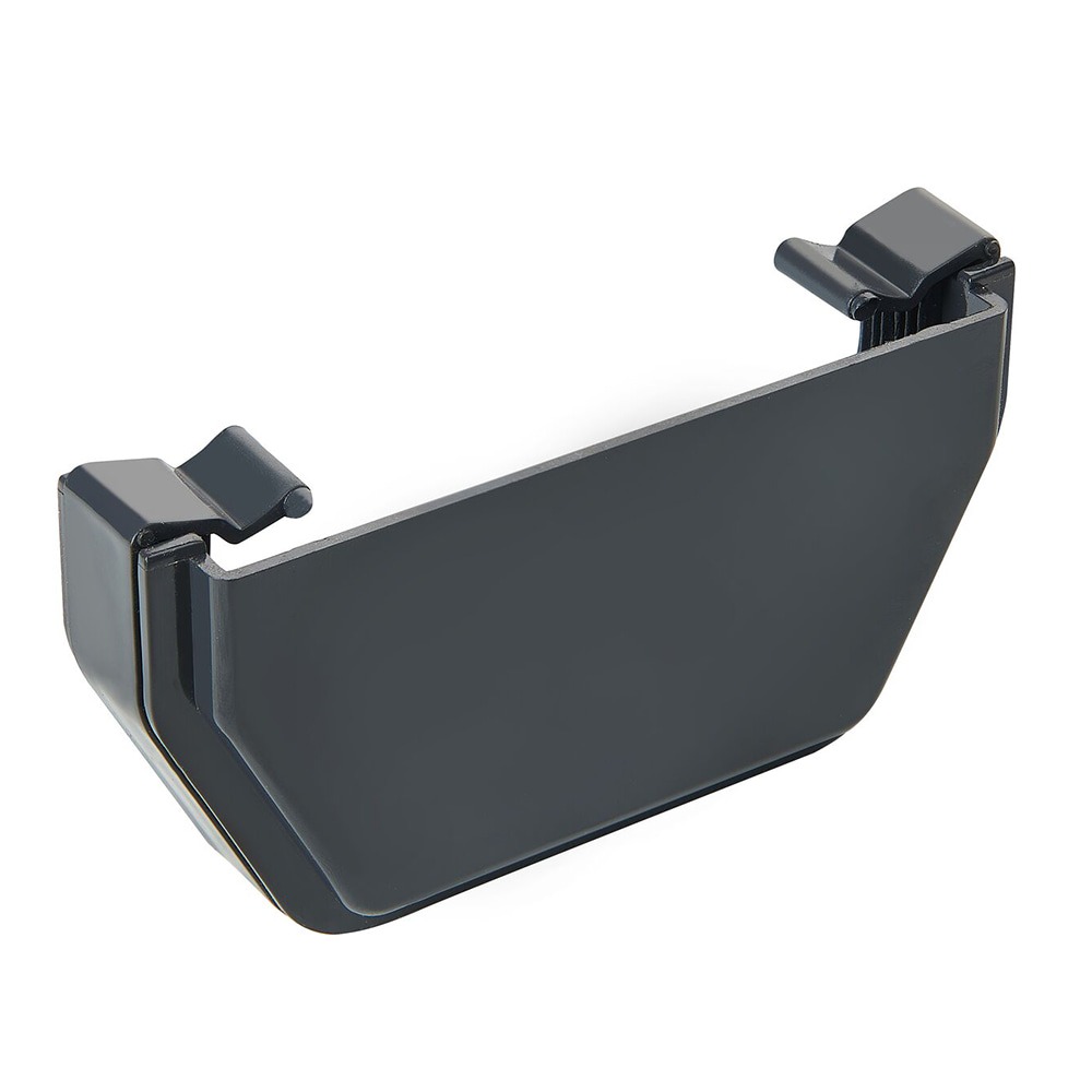 Anthracite Grey 117mm Square External Stopend 