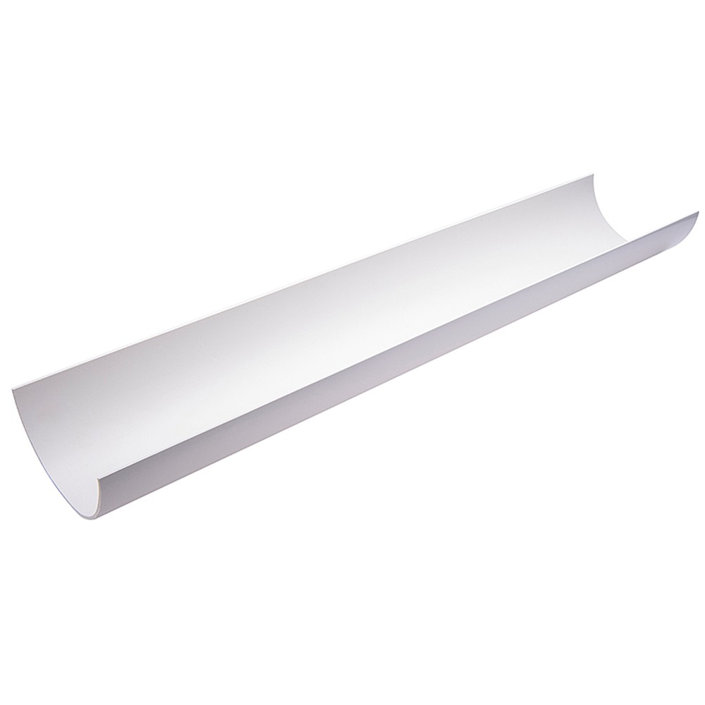 White 112mm Half Round Gutter (4m) White 112mm Half Round Gutter (4m)