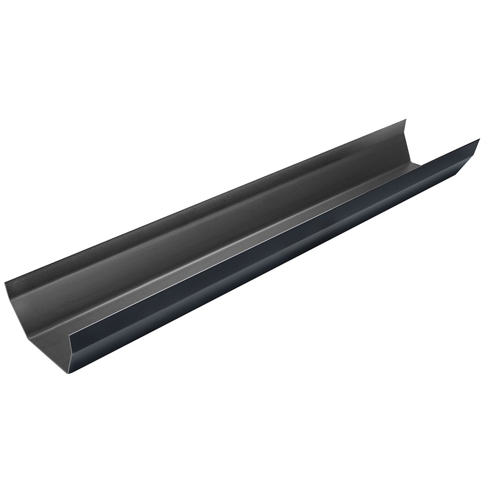 Anthracite Grey 117mm Square Gutter (4m | Kayflow) Anthracite Grey 117mm Square Gutter (4m | Kayflow)