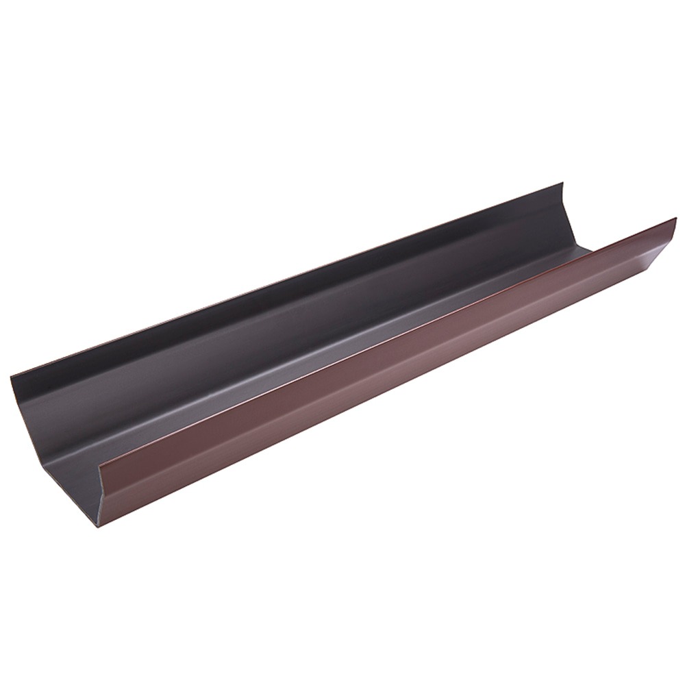 Brown 117mm Square Gutter (4m) Brown 117mm Square Gutter (4m)