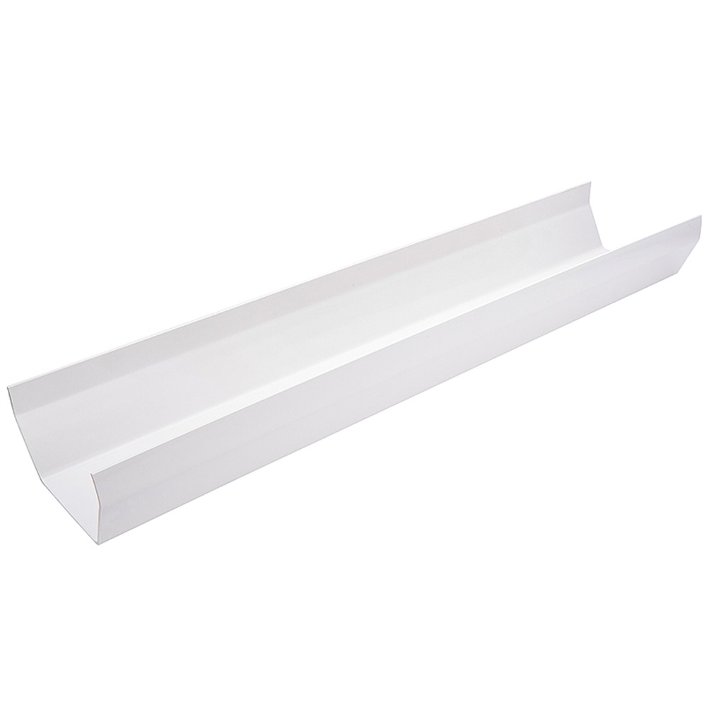 White 117mm Square Gutter (4m) White 117mm Square Gutter (4m)