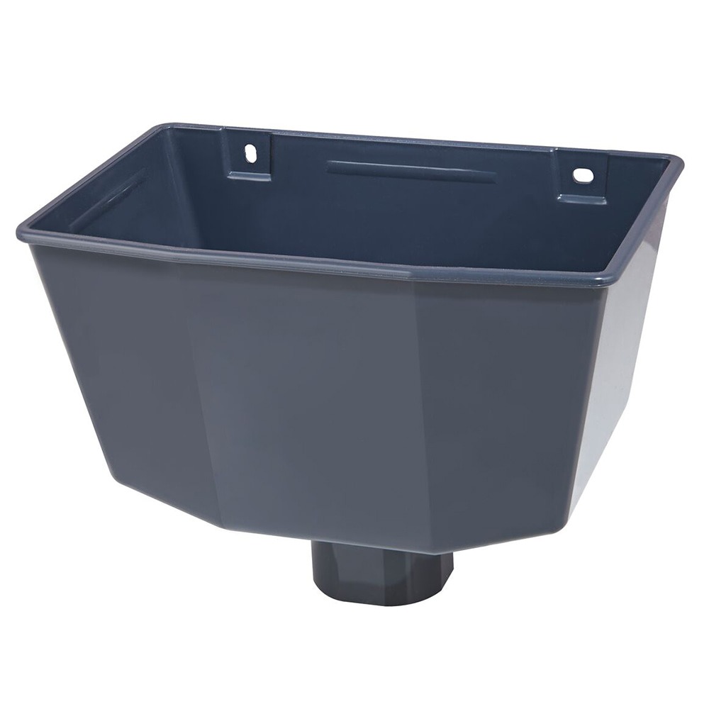 Anthracite Grey 68mm Round or 65mm Square Hopper (Kayflow) Anthracite Grey 68mm Round or 65mm Square Hopper (Kayflow)