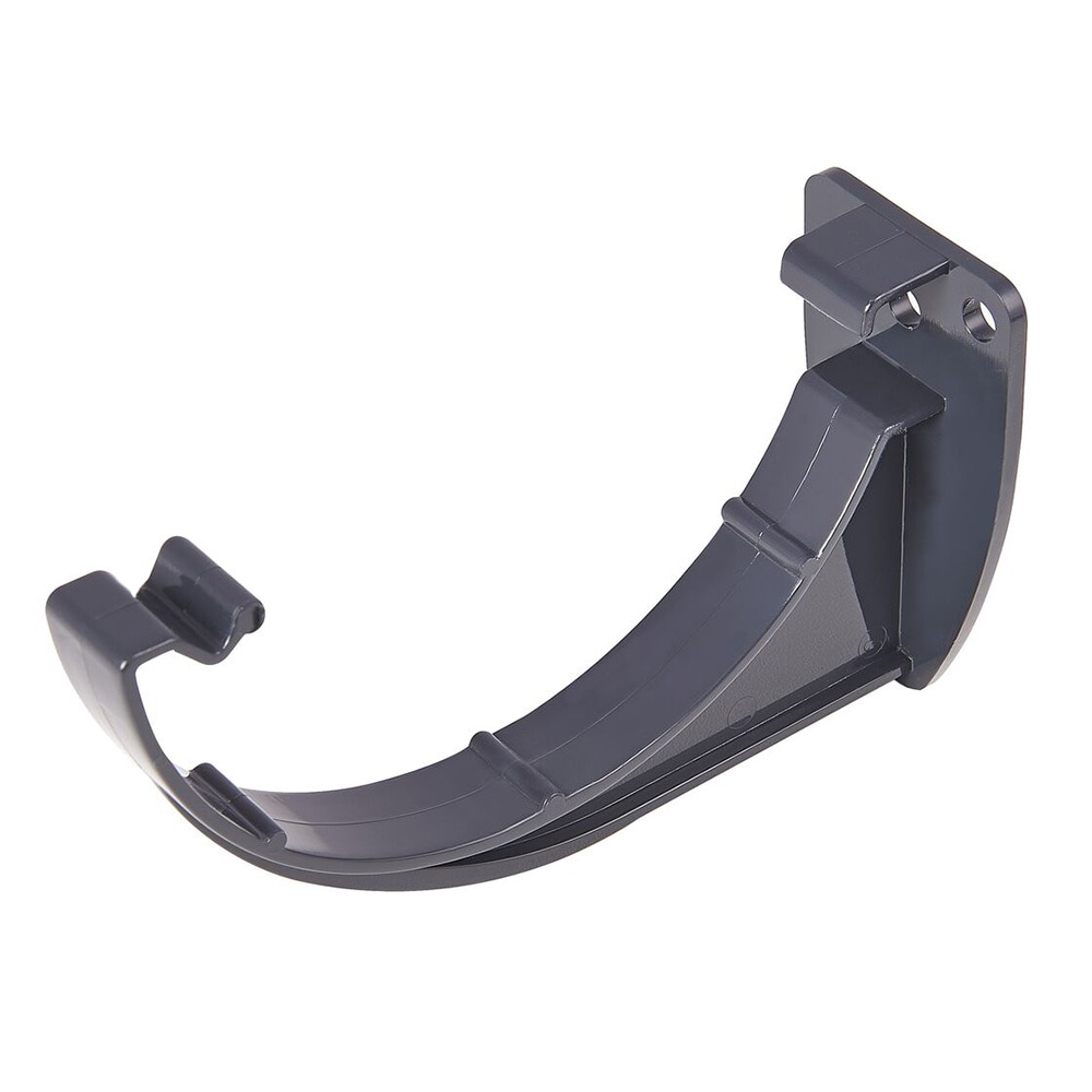 Anthracite Grey 112mm Half Round Gutter Fascia Bracket Anthracite Grey 112mm Half Round Gutter Fascia Bracket