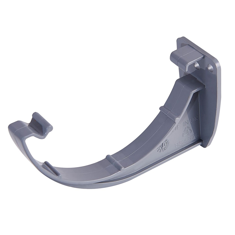 Grey 112mm Half Round Gutter Fascia Bracket