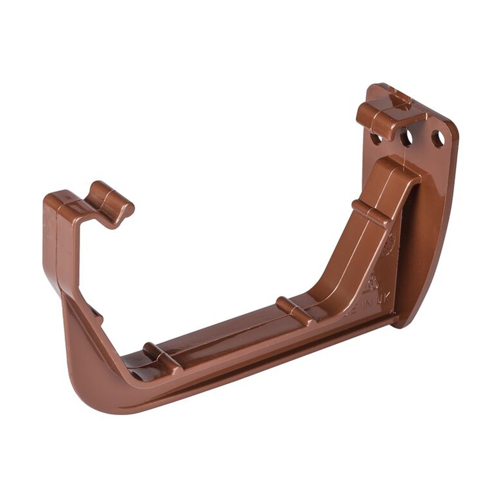 Brown 117mm Square Gutter Fascia Bracket Brown 117mm Square Gutter Fascia Bracket