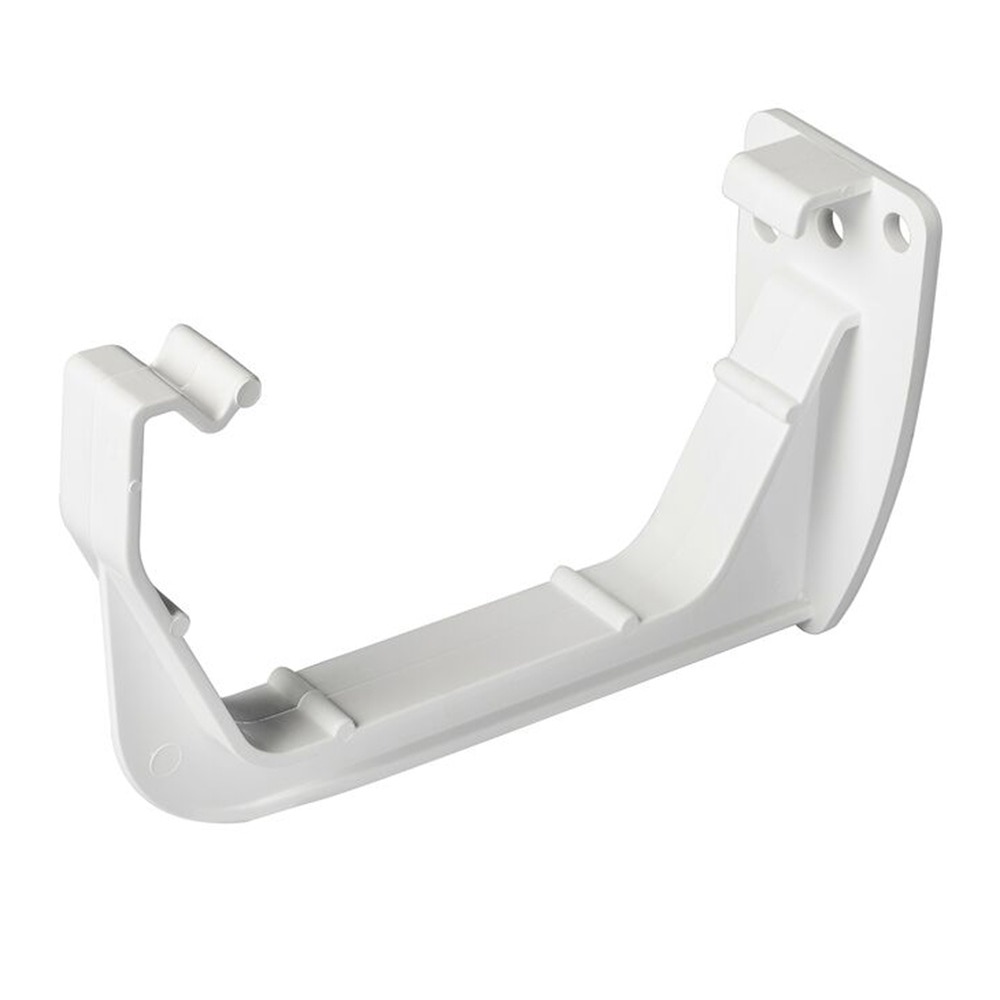 White 117mm Square Gutter Fascia Bracket White 117mm Square Gutter Fascia Bracket