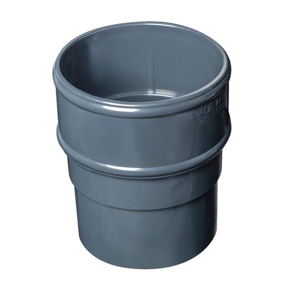 Anthracite Grey 68mm Round Downpipe Socket (Kayflow)