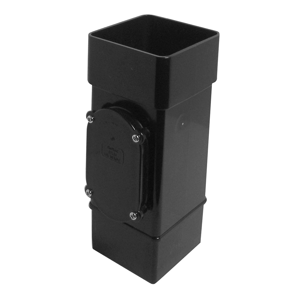Black 65mm Square Access Pipe Black 65mm Square Access Pipe
