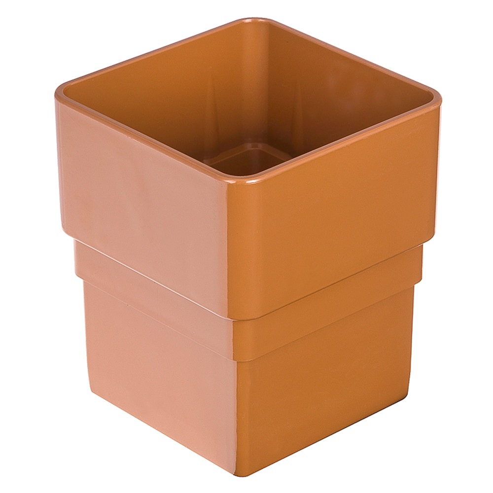 Caramel 65mm Square Downpipe Socket (Kayflow) Caramel 65mm Square Downpipe Socket (Kayflow)