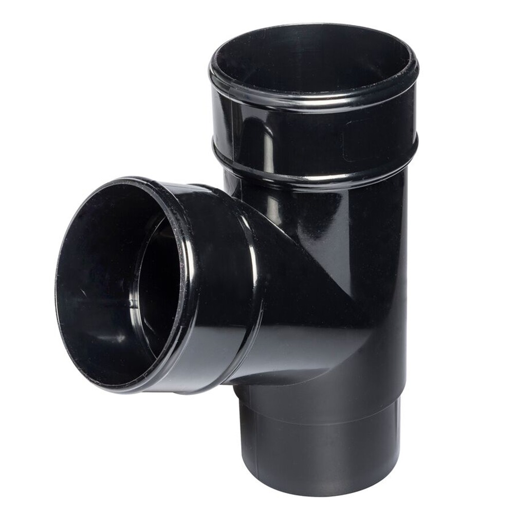 Black 68mm Round 112.5 Degree Branch Black 68mm Round 112.5 Degree Branch