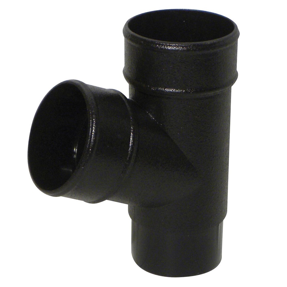 Cast Iron Effect 68mm Round 112.5 Degree Branch 