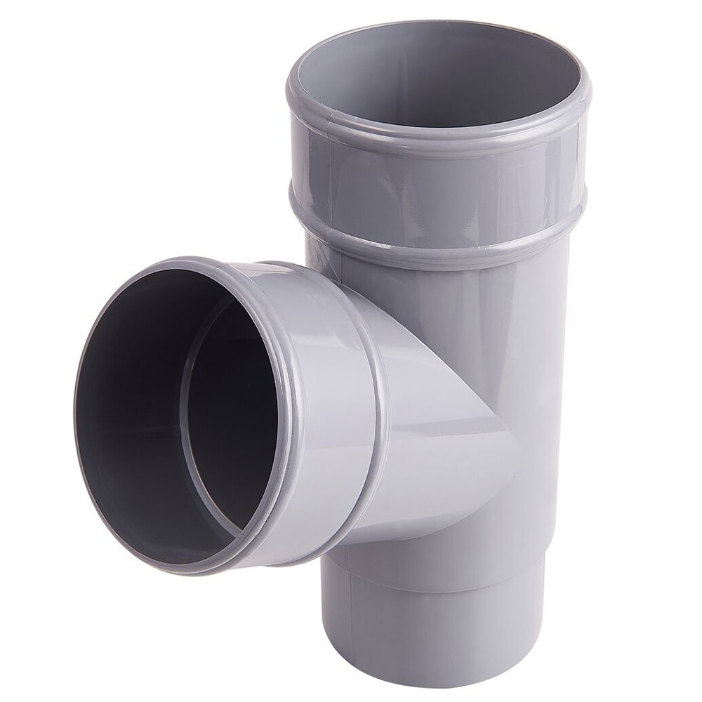 Grey 68mm Round 112.5 Degree Branch Grey 68mm Round 112.5 Degree Branch